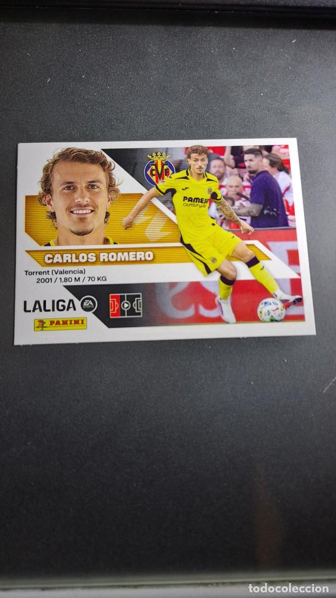 Coleccionismo cromos antiguos: CROMO CARLOS ROMERO FICHAJE 4 ULTIMOS FICHAJES 4 VILLARREAL LIGA 2026 2027 26 27 ESTE PANINI NUNCA P