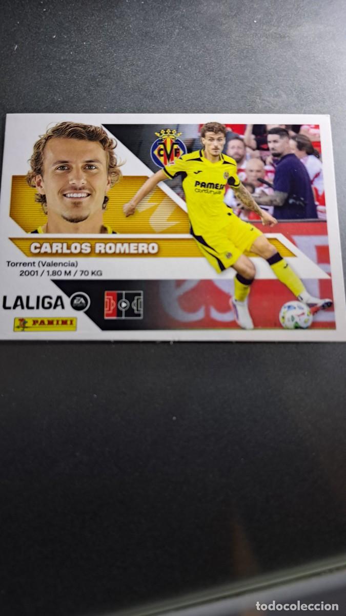 Coleccionismo cromos antiguos: CROMO CARLOS ROMERO FICHAJE 4 ULTIMOS FICHAJES 4 VILLARREAL LIGA 2026 2027 26 27 ESTE PANINI NUNCA P
