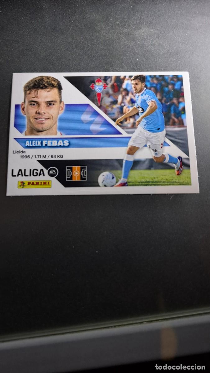 Coleccionismo cromos antiguos: CROMO FEBAS FICHAJE 10 ULTIMOS FICHAJES 10 CELTA DE VIGO LIGA 2026 2027 26 27 ESTE PANINI NUNCA PEGA