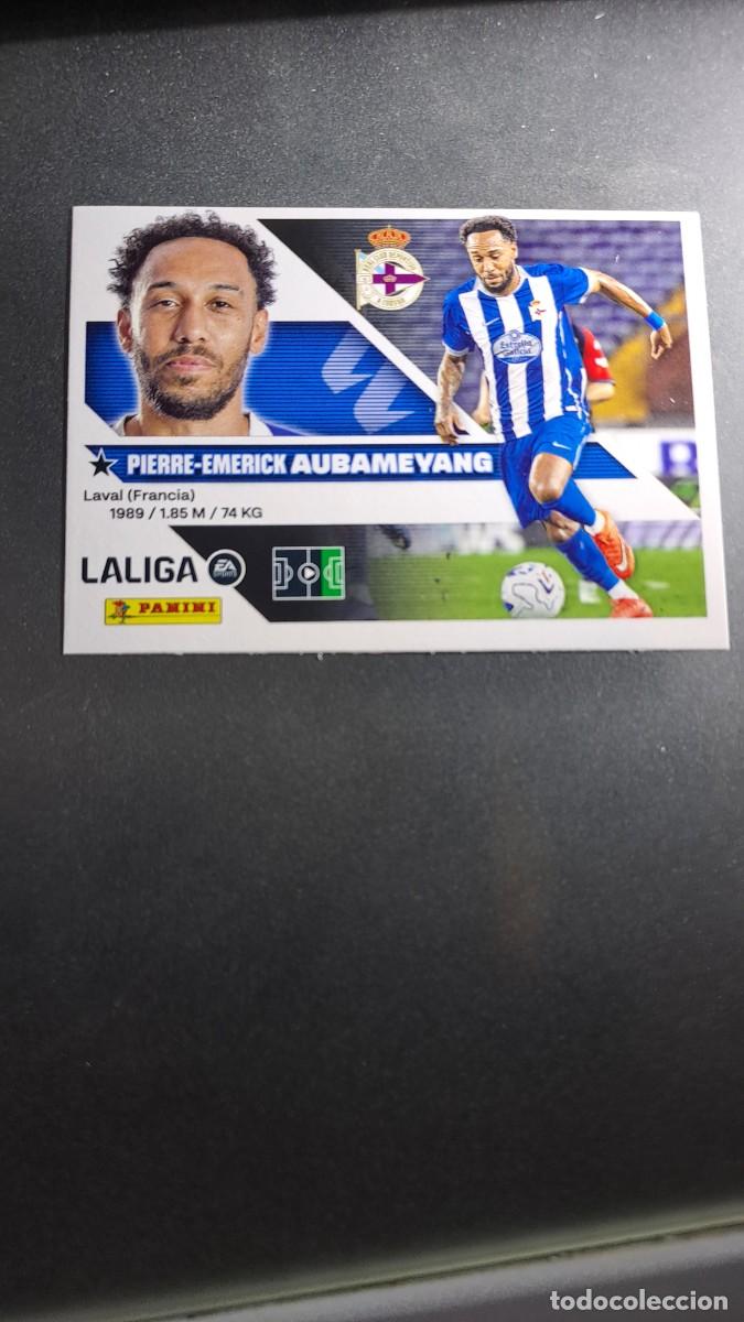 Coleccionismo cromos antiguos: CROMO AUBAMEYANG FICHAJE 12 ULTIMOS FICHAJES 12 DEPORTIVO CORU&Ntilde;A LIGA 2026 2027 26 27 ESTE PANINI