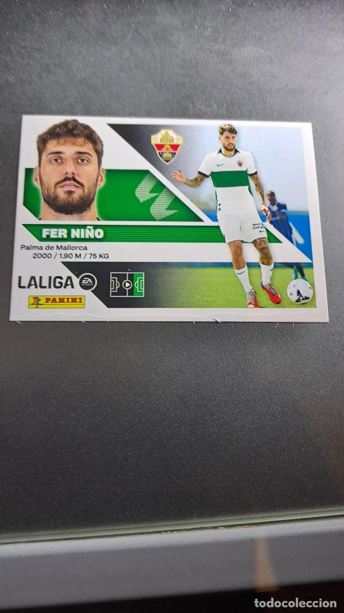 Coleccionismo cromos antiguos: CROMO FER NI&Ntilde;O FICHAJE 15 ULTIMOS FICHAJES 15 ELCHE LIGA 2026 2027 26 27 ESTE PANINI NUNCA PEGADO