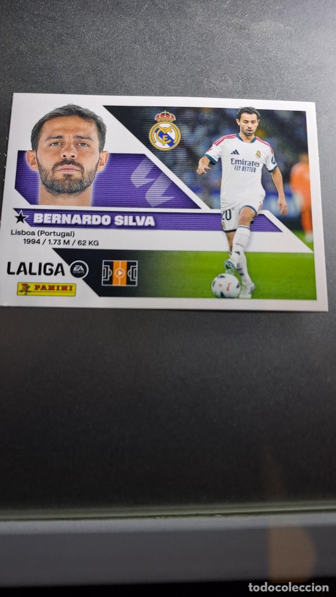 Coleccionismo cromos antiguos: CROMO BERNARDO SILVA FICHAJE 21 ULTIMOS FICHAJES 21 REAL MADRID LIGA 2026 2027 26 27 ESTE PANINI