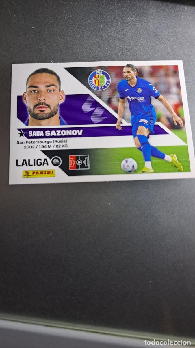 Coleccionismo cromos antiguos: CROMO SAZONOV FICHAJE 31 ULTIMOS FICHAJES 31 GETAFE LIGA 2026 2027 26 27 ESTE PANINI NUNCA PEGADO
