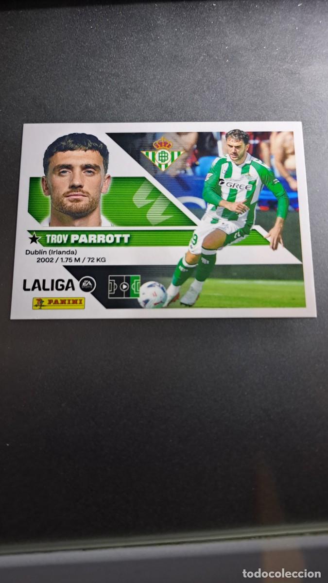 Coleccionismo cromos antiguos: CROMO PARROTT FICHAJE 38 ULTIMOS FICHAJES 38 BETIS LIGA 2026 2027 26 27 ESTE PANINI NUNCA PEGADO