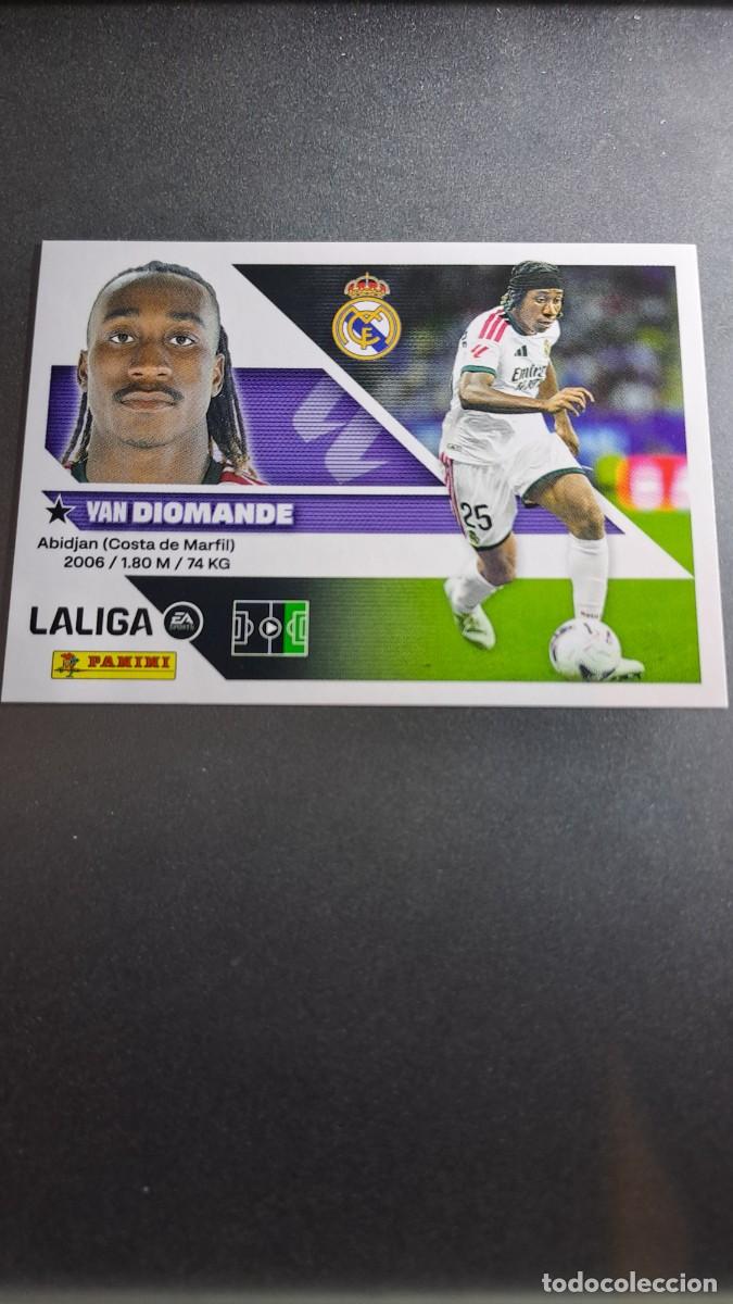 Coleccionismo cromos antiguos: CROMO DIOMANDE FICHAJE 39 ULTIMOS FICHAJES 39 REAL MADRID LIGA 2026 2027 26 27 ESTE PANINI NUNCA PEG