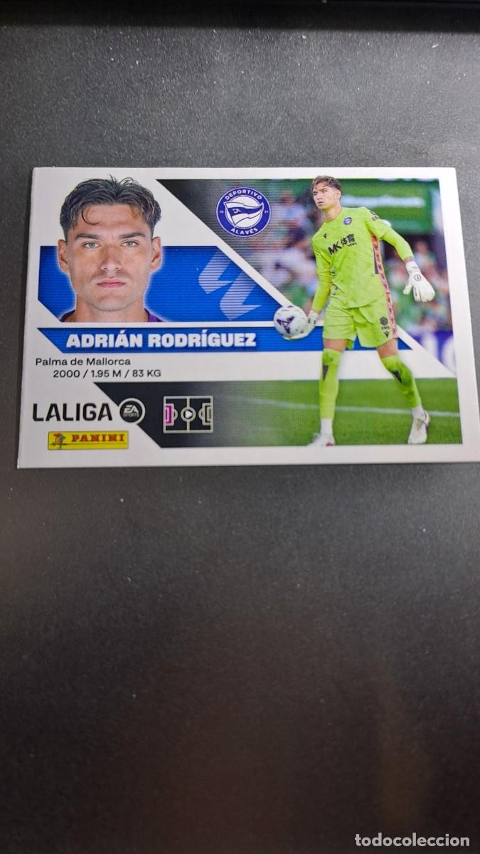 Coleccionismo cromos antiguos: CROMO ADRIAN RODRIGUEZ 4 ALAVES LIGA 2026 2027 26 27 ESTE PANINI NUNCA PEGADO