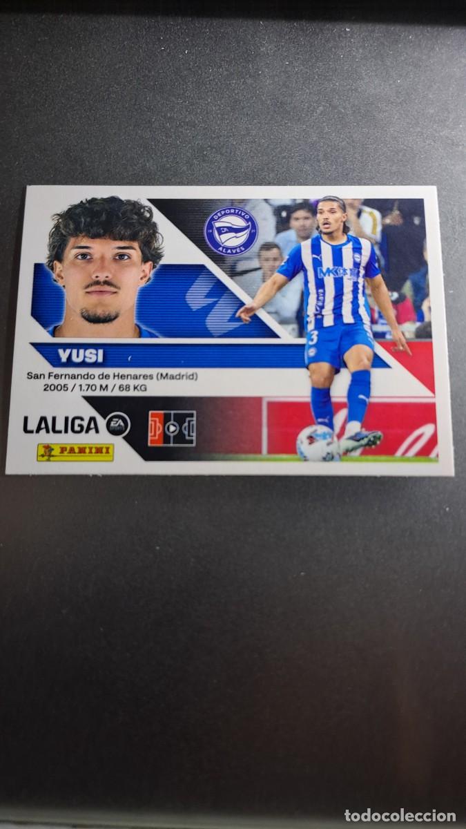 Coleccionismo cromos antiguos: CROMO YUSI 9 ALAVES LIGA 2026 2027 26 27 ESTE PANINI NUNCA PEGADO