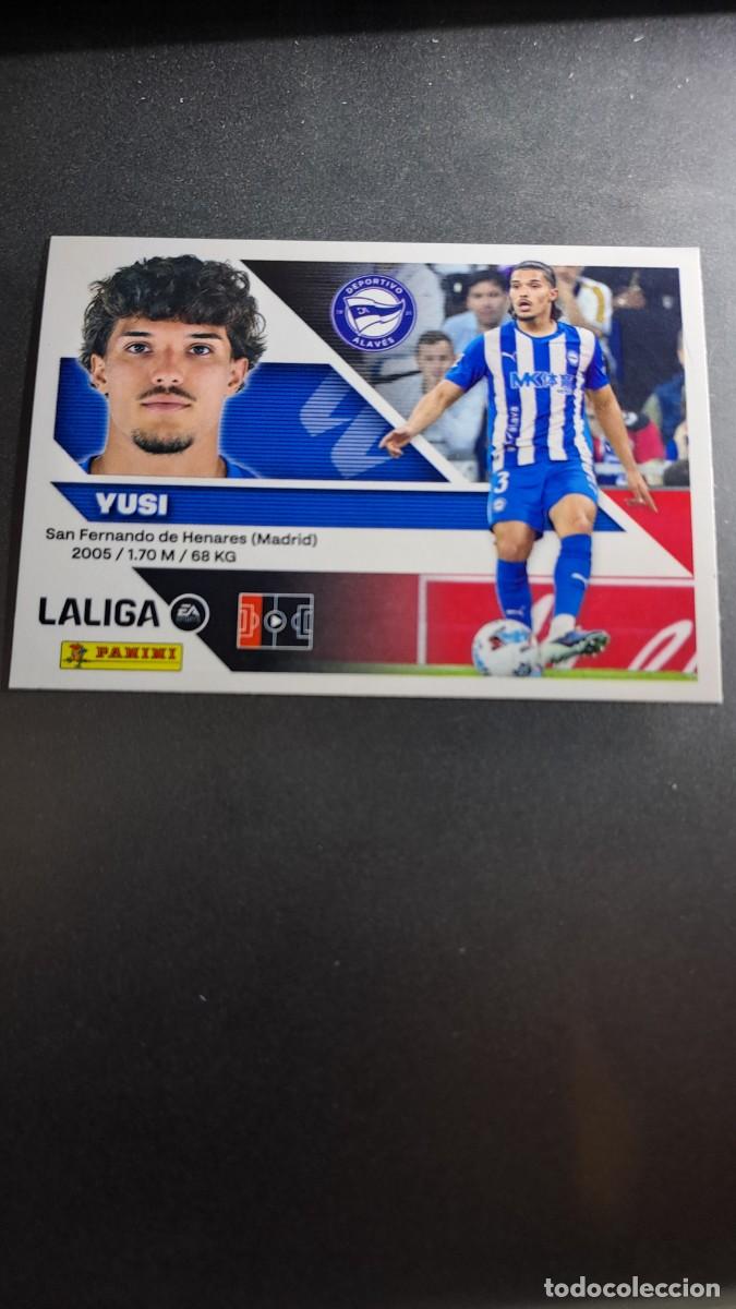 Coleccionismo cromos antiguos: CROMO YUSI 9 ALAVES LIGA 2026 2027 26 27 ESTE PANINI NUNCA PEGADO