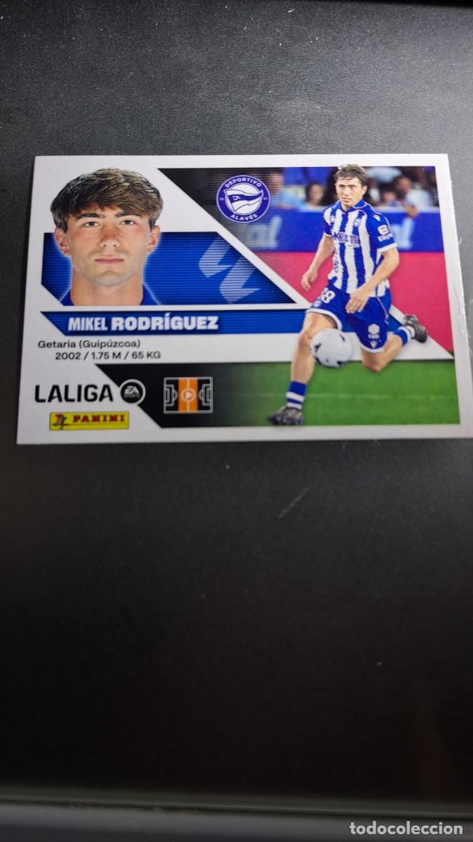Coleccionismo cromos antiguos: CROMO MIKEL RODRIGUEZ 10 ALAVES LIGA 2026 2027 26 27 ESTE PANINI NUNCA PEGADO