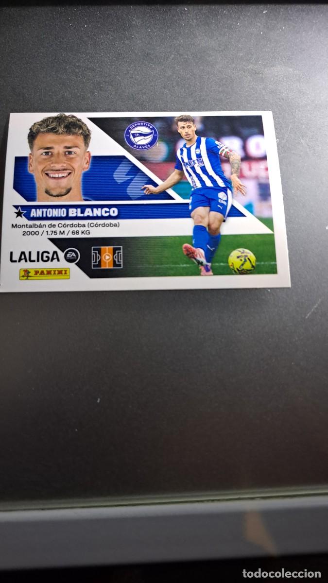 Coleccionismo cromos antiguos: CROMO BLANCO 12 ALAVES LIGA 2026 2027 26 27 ESTE PANINI NUNCA PEGADO
