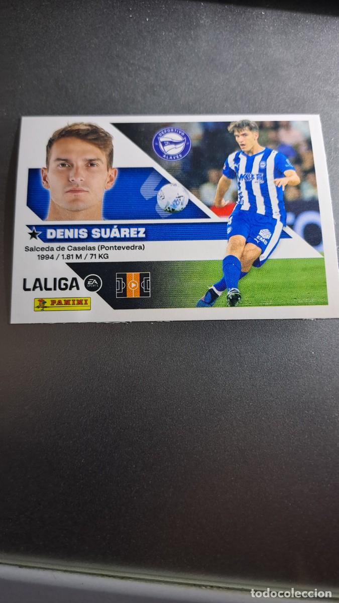 Coleccionismo cromos antiguos: CROMO DENIS SUAREZ 16 ALAVES LIGA 2026 2027 26 27 ESTE PANINI NUNCA PEGADO