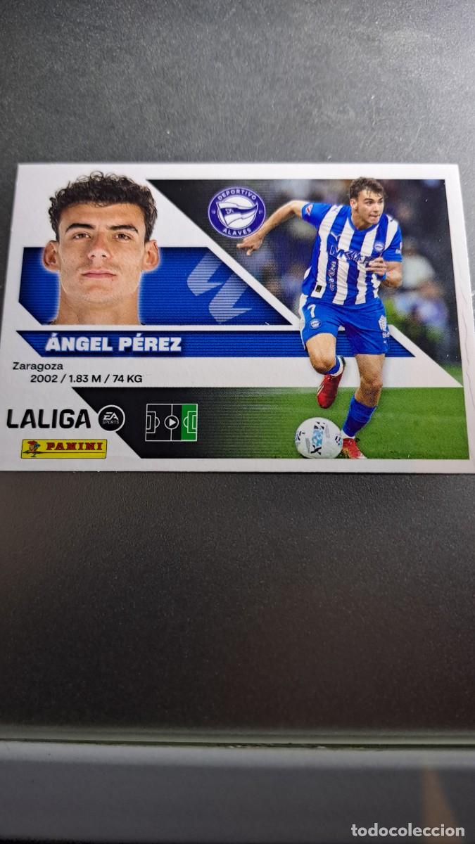 Coleccionismo cromos antiguos: CROMO ANGEL PEREZ 17 ALAVES LIGA 2026 2027 26 27 ESTE PANINI NUNCA PEGADO