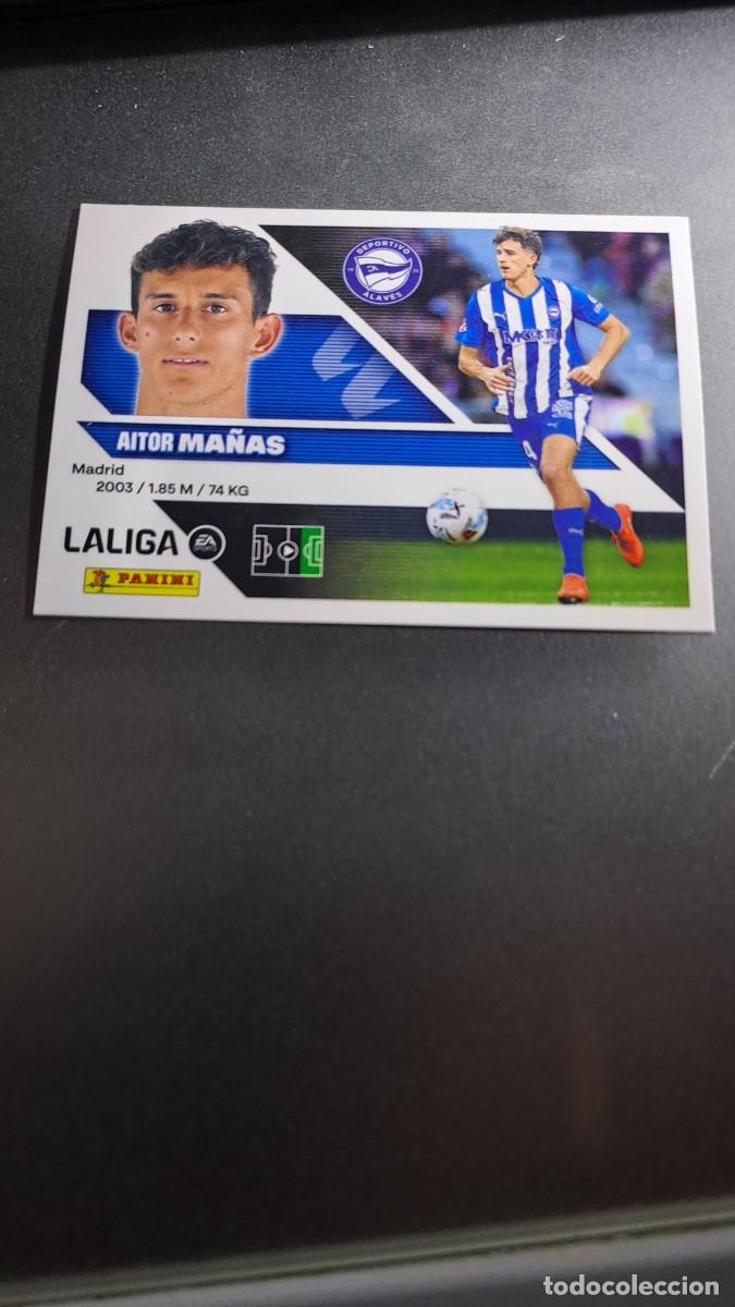 Coleccionismo cromos antiguos: CROMO MA&Ntilde;AS 18B 18 B ALAVES LIGA 2026 2027 26 27 ESTE PANINI NUNCA PEGADO
