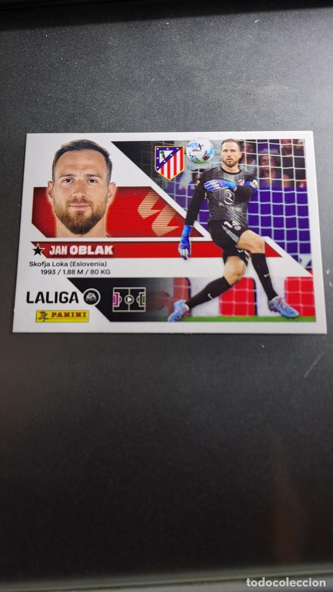 Coleccionismo cromos antiguos: CROMO OBLAK 3 ATLETICO DE MADRID LIGA 2026 2027 26 27 ESTE PANINI NUNCA PEGADO