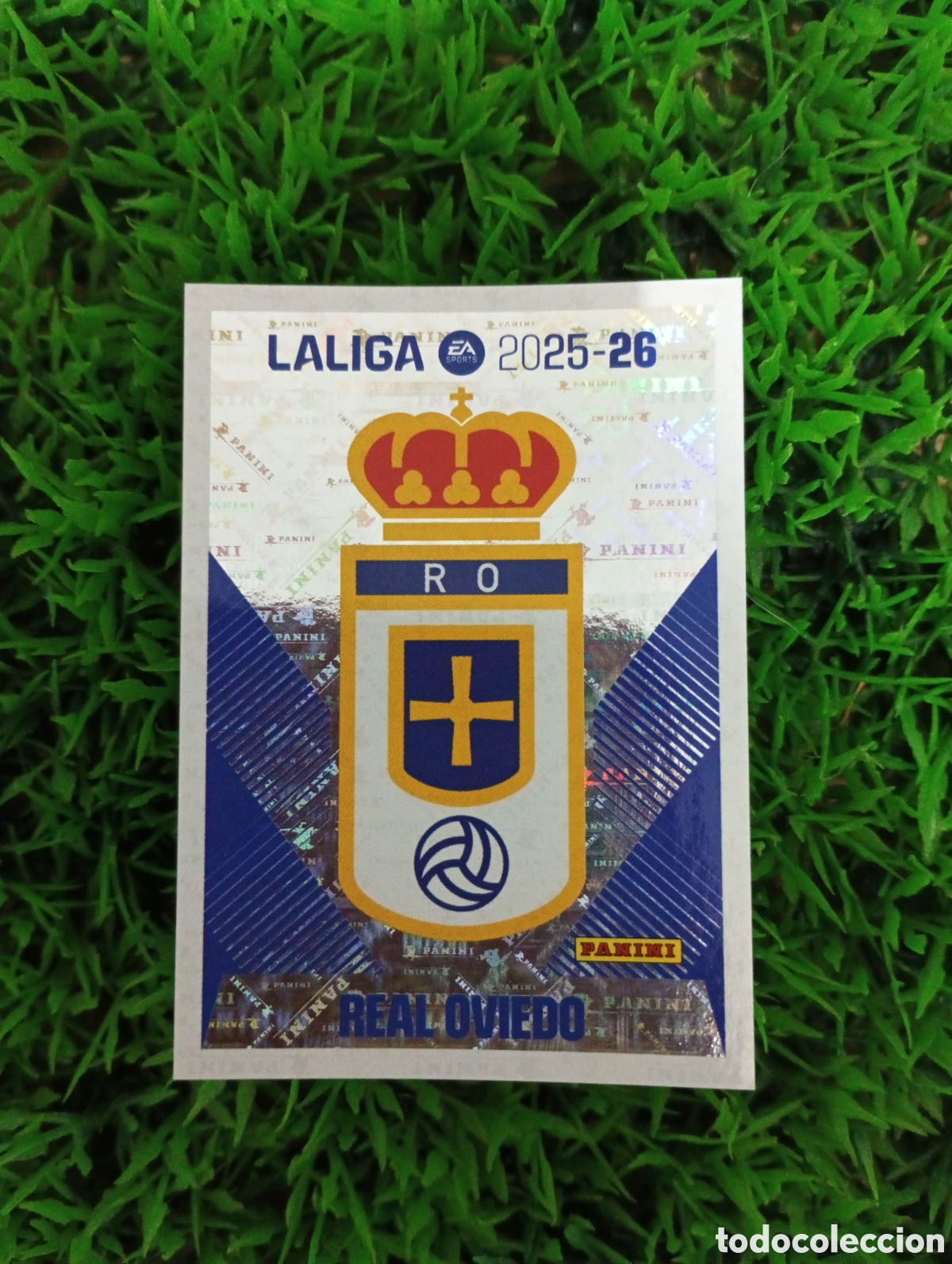 Coleccionismo cromos antiguos: Escudo Oviedo Liga Este 25-26 # 1 NUNCA PEGADO