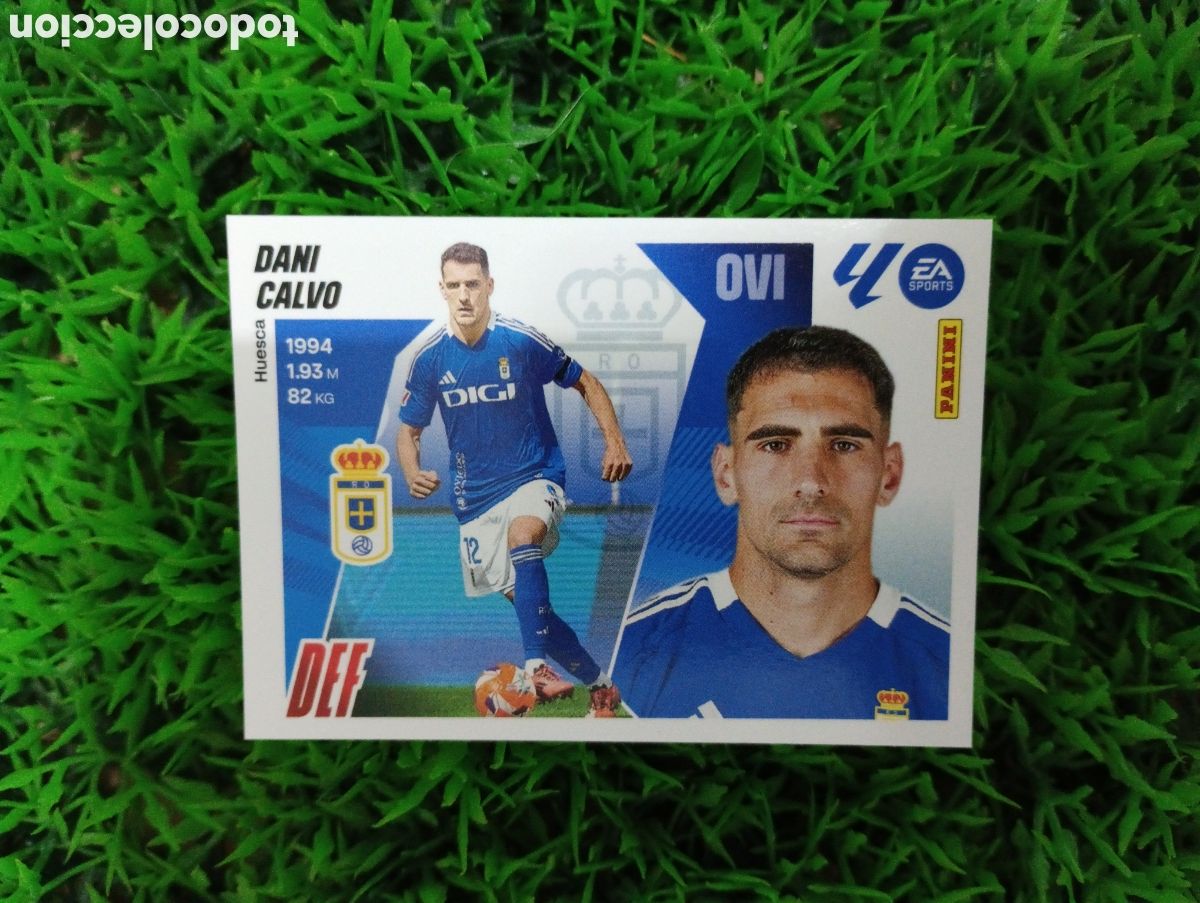 Coleccionismo cromos antiguos: Dani Calvo Oviedo Liga Este 25-26 # 6 NUNCA PEGADO