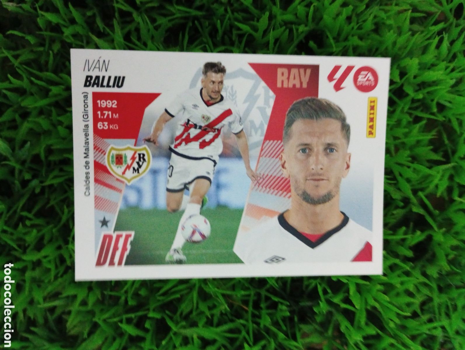 Coleccionismo cromos antiguos: Balliu Rayo Vallecano Liga Este 25-26 # 5 NUNCA PEGADO