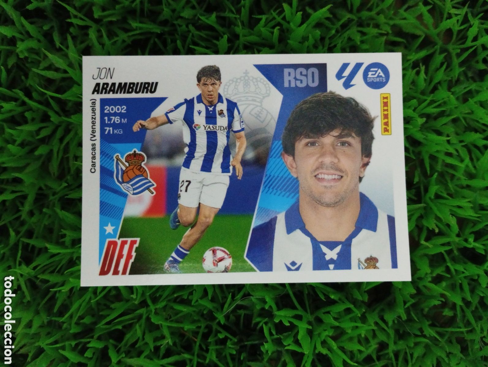 Coleccionismo cromos antiguos: Aramburu Real Sociedad Liga Este 25-26 # 5A NUNCA PEGADO