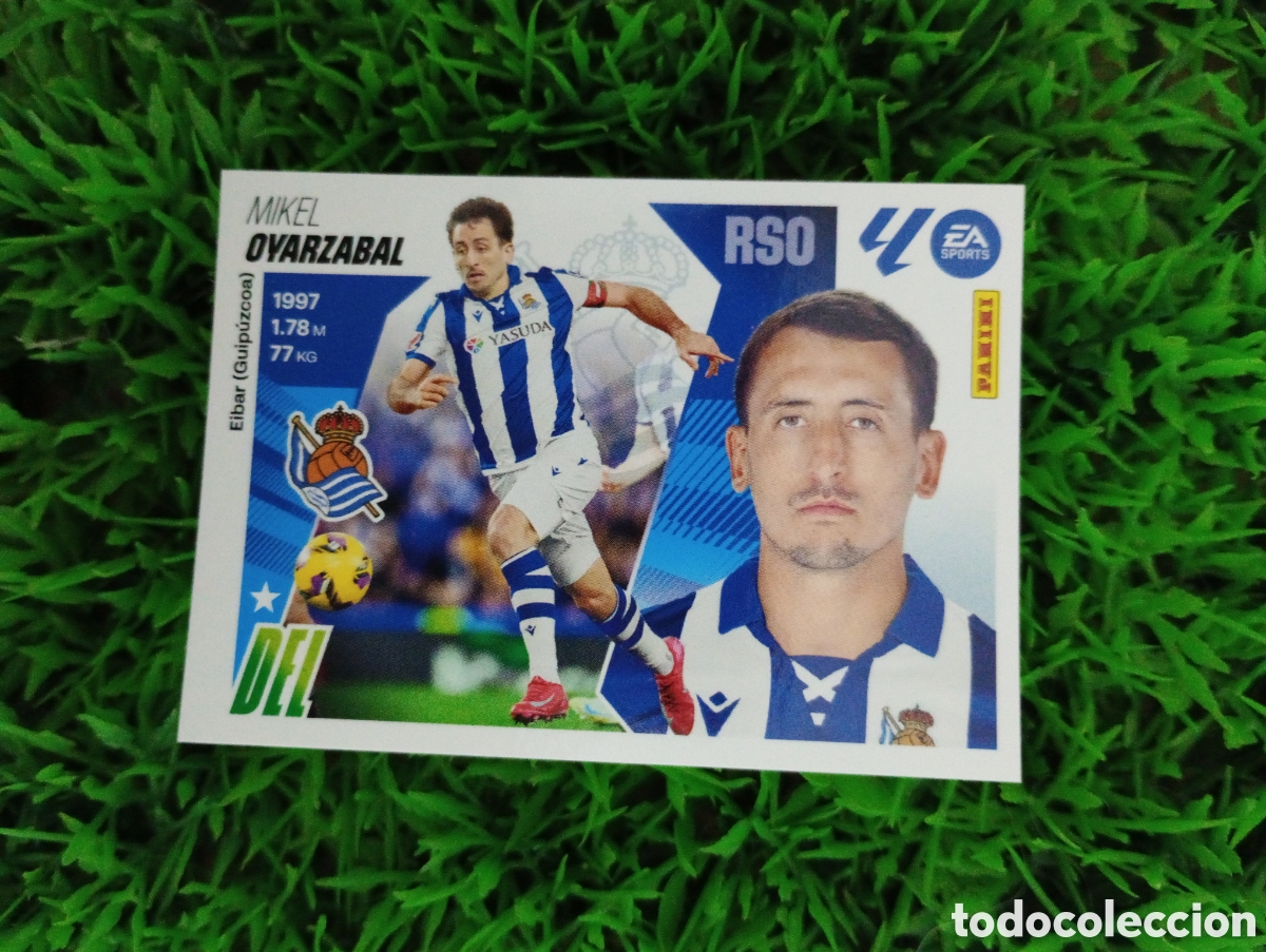 Coleccionismo cromos antiguos: Oyarzabal Real Sociedad Liga Este 25-26 # 18 NUNCA PEGADO