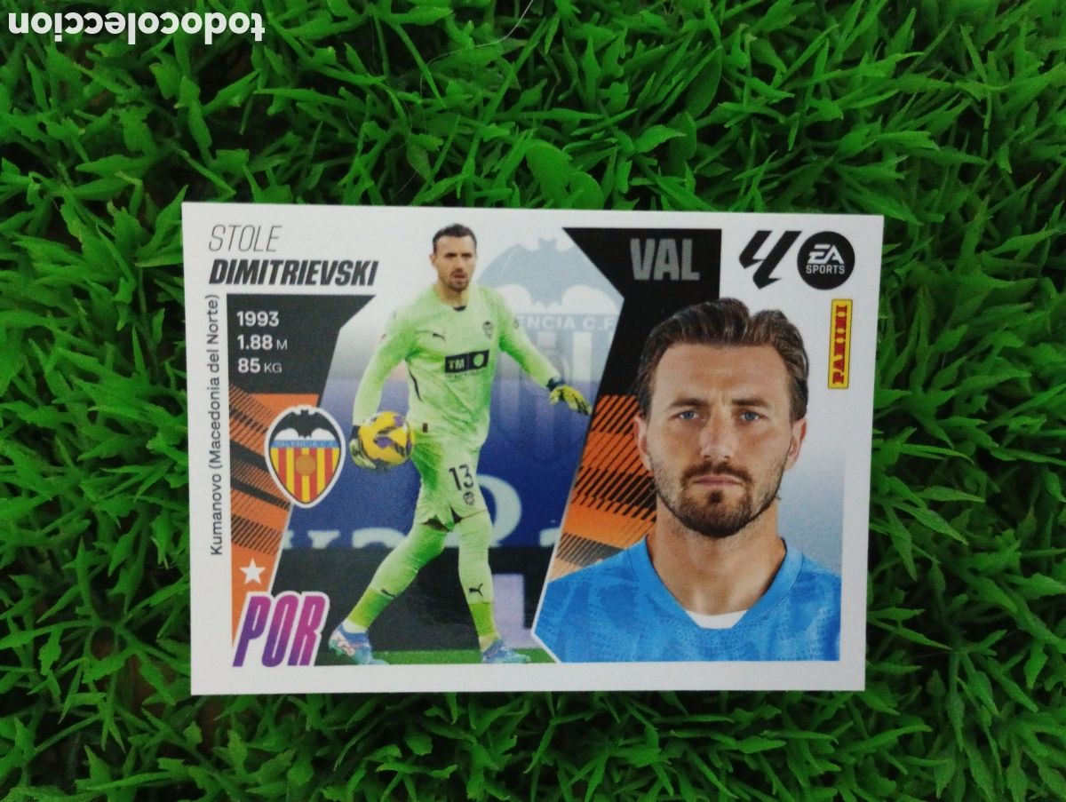 Coleccionismo cromos antiguos: Dimitrievski Valencia Liga Este 25-26 # 3 NUNCA PEGADO