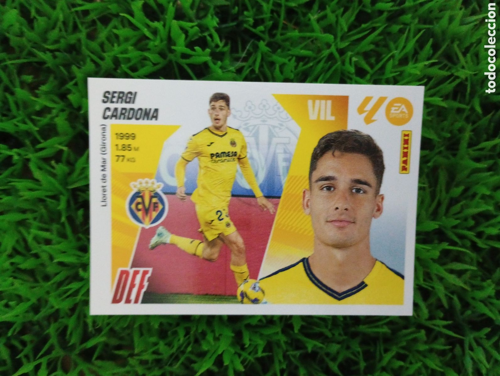 Coleccionismo cromos antiguos: Sergi Cardona Villarreal Liga Este 25-26 # 9 NUNCA PEGADO