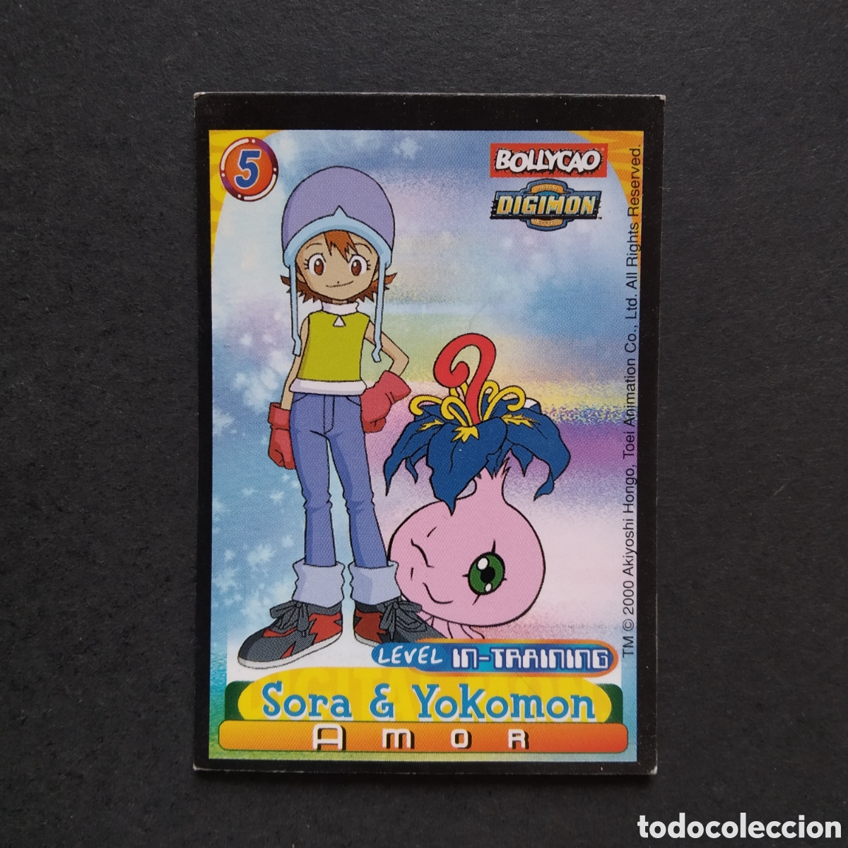 Coleccionismo cromos antiguos: CROMO - N&ordm; 05 - SORA & YOKOMON - DIGIMON - BOLLYCAO - A&Ntilde;O 2000