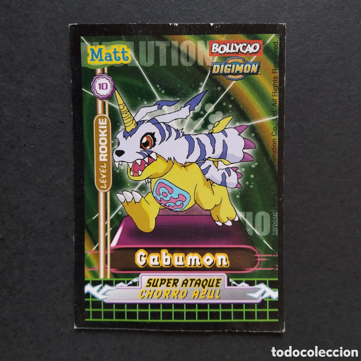 Coleccionismo cromos antiguos: CROMO - N&ordm; 10 - GABUMON - DIGIMON - BOLLYCAO - A&Ntilde;O 2000