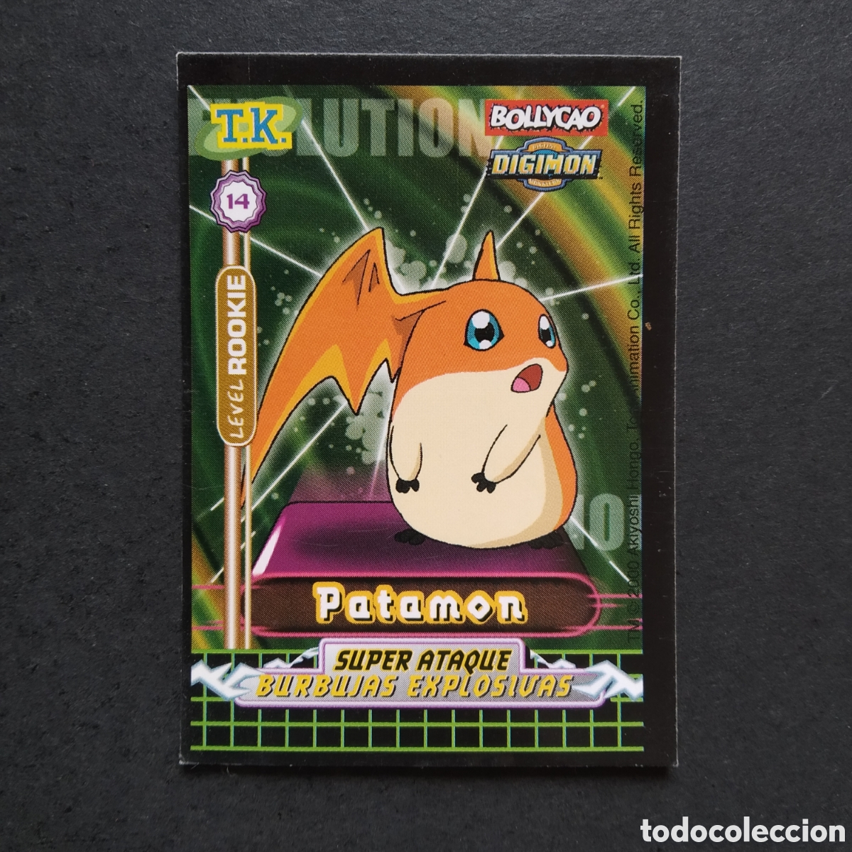 Coleccionismo cromos antiguos: CROMO - N&ordm; 14 - PATAMON - DIGIMON - BOLLYCAO - A&Ntilde;O 2000