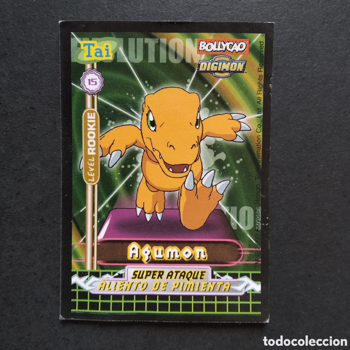 Coleccionismo cromos antiguos: CROMO - N&ordm; 15 - AGUMON - DIGIMON - BOLLYCAO - A&Ntilde;O 2000