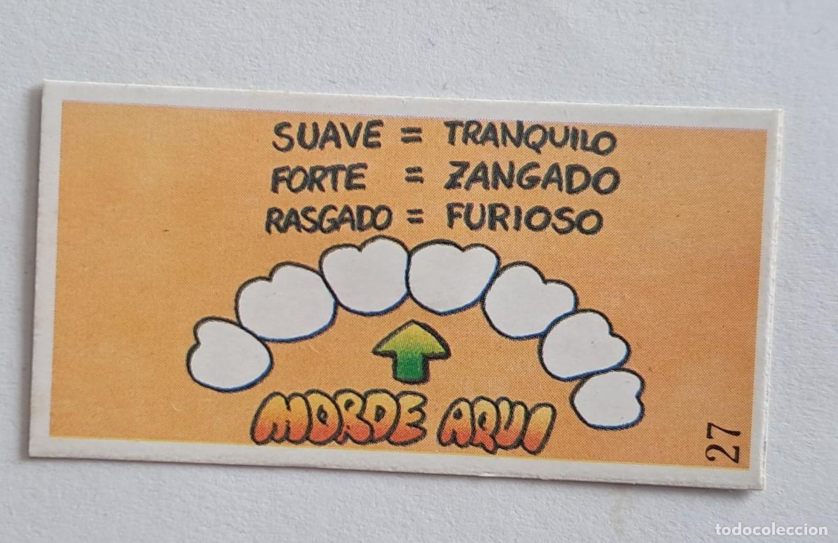 Coleccionismo cromos antiguos: CROMO SACA CHISTES BOLLYCAO PORTUGAL, N&ordm; 27 ( SACA PIADAS)