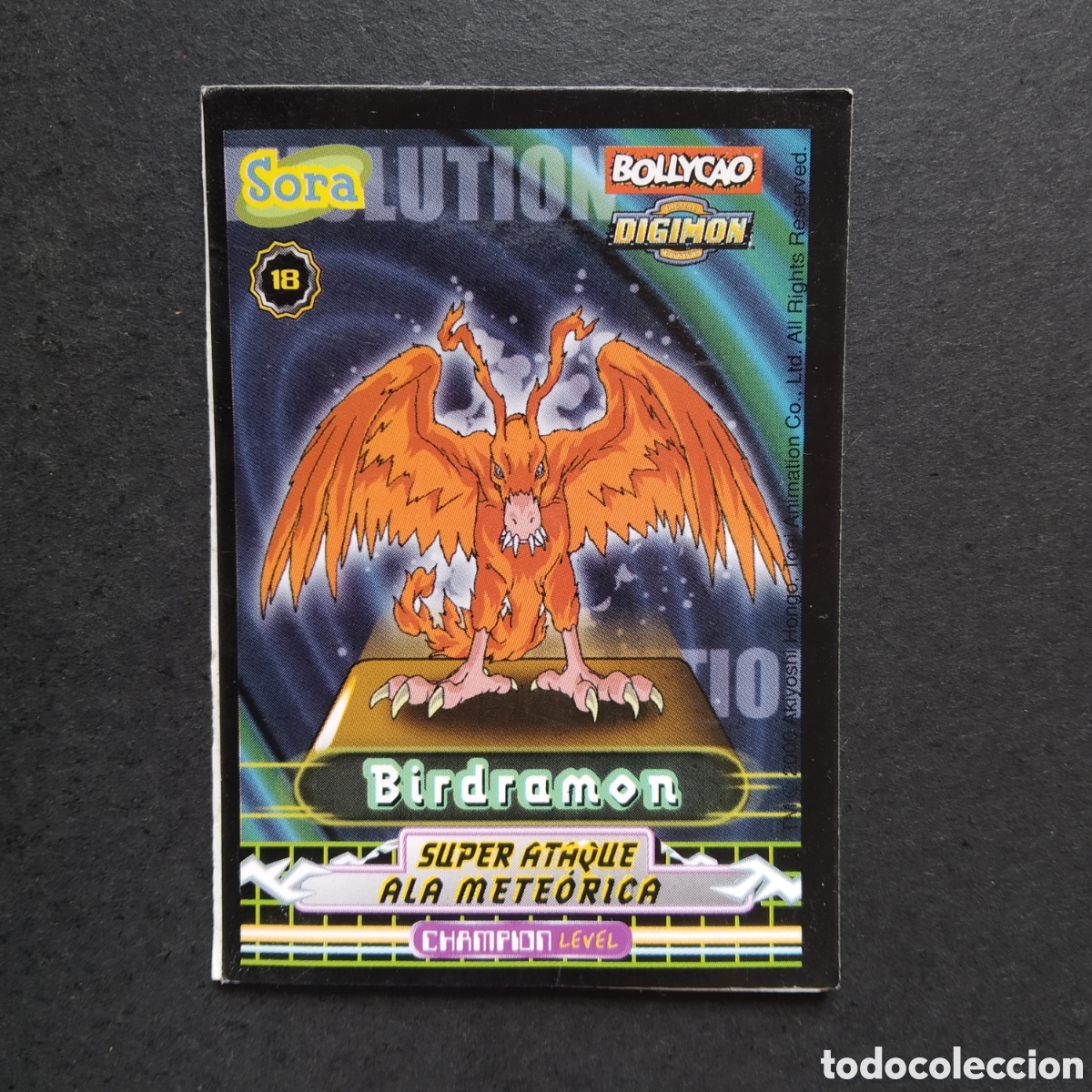 Coleccionismo cromos antiguos: CROMO - N&ordm; 18 - BIRDRAMON - DIGIMON - BOLLYCAO - A&Ntilde;O 2000 (DESPEGADO PERO CON TRASERA)