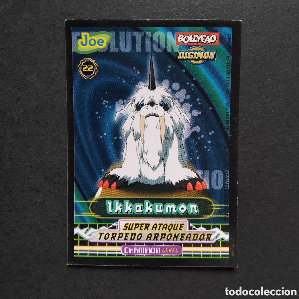 Coleccionismo cromos antiguos: CROMO - N&ordm; 22 - IKKAKUMON - DIGIMON - BOLLYCAO - A&Ntilde;O 2000