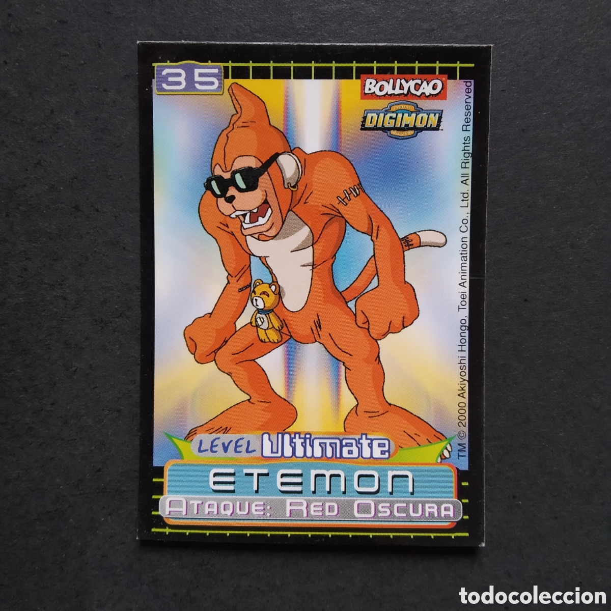 Coleccionismo cromos antiguos: CROMO - N&ordm; 35 - ETEMON - DIGIMON - BOLLYCAO - A&Ntilde;O 2000