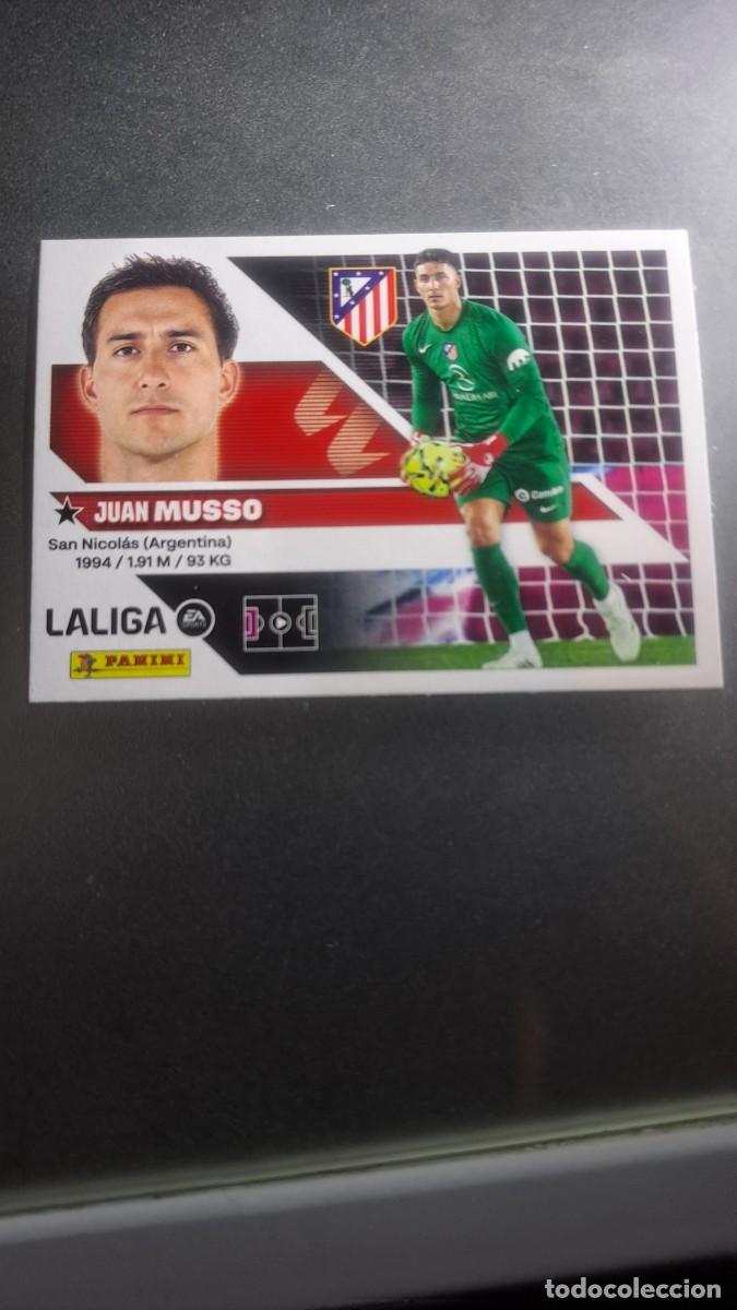 Coleccionismo cromos antiguos: CROMO MUSSO 4 ATLETICO DE MADRID LIGA 2026 2027 26 27 ESTE PANINI NUNCA PEGADO