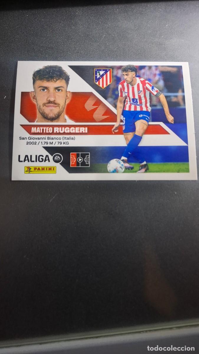 Coleccionismo cromos antiguos: CROMO RUGGERI 10 ATLETICO DE MADRID LIGA 2026 2027 26 27 ESTE PANINI NUNCA PEGADO