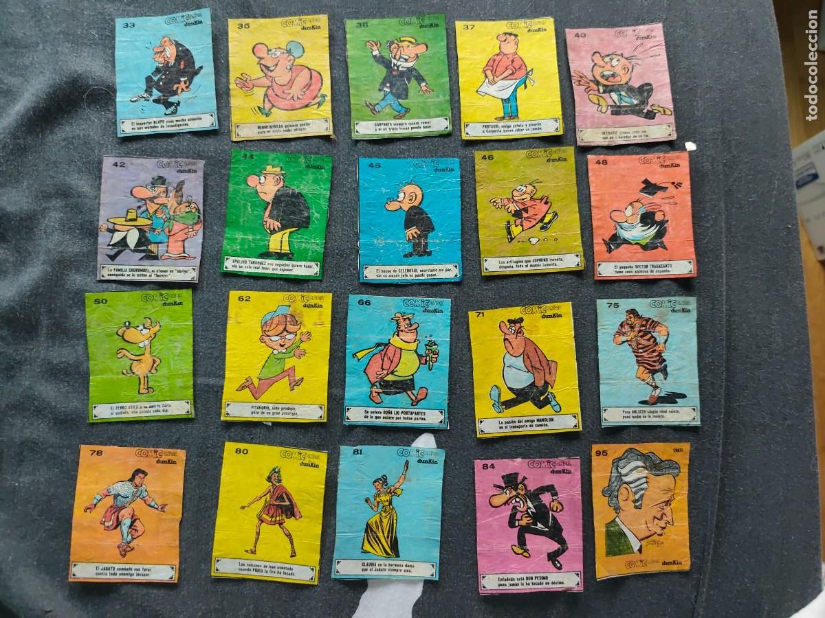 Coleccionismo cromos antiguos: lote 40 CROMOS DUNKIN COMICLANDIA - Foto 3