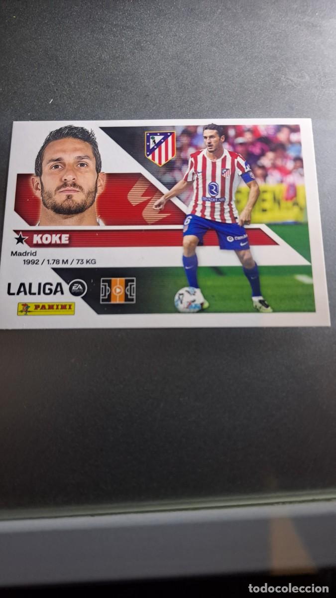 Coleccionismo cromos antiguos: CROMO KOKE 11 ATLETICO DE MADRID LIGA 2026 2027 26 27 ESTE PANINI NUNCA PEGADO