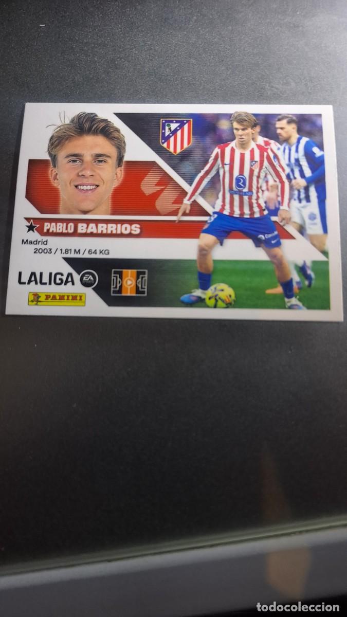 Coleccionismo cromos antiguos: CROMO BARRIOS 12 ATLETICO DE MADRID LIGA 2026 2027 26 27 ESTE PANINI NUNCA PEGADO