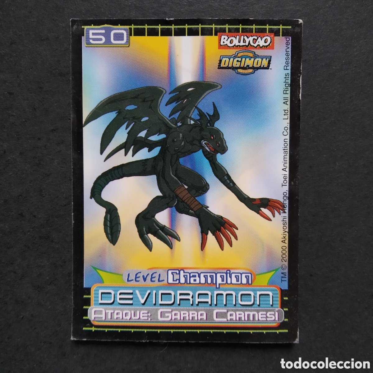 Coleccionismo cromos antiguos: CROMO - N&ordm; 50 - DEVIDRAMON - DIGIMON - BOLLYCAO - A&Ntilde;O 2000