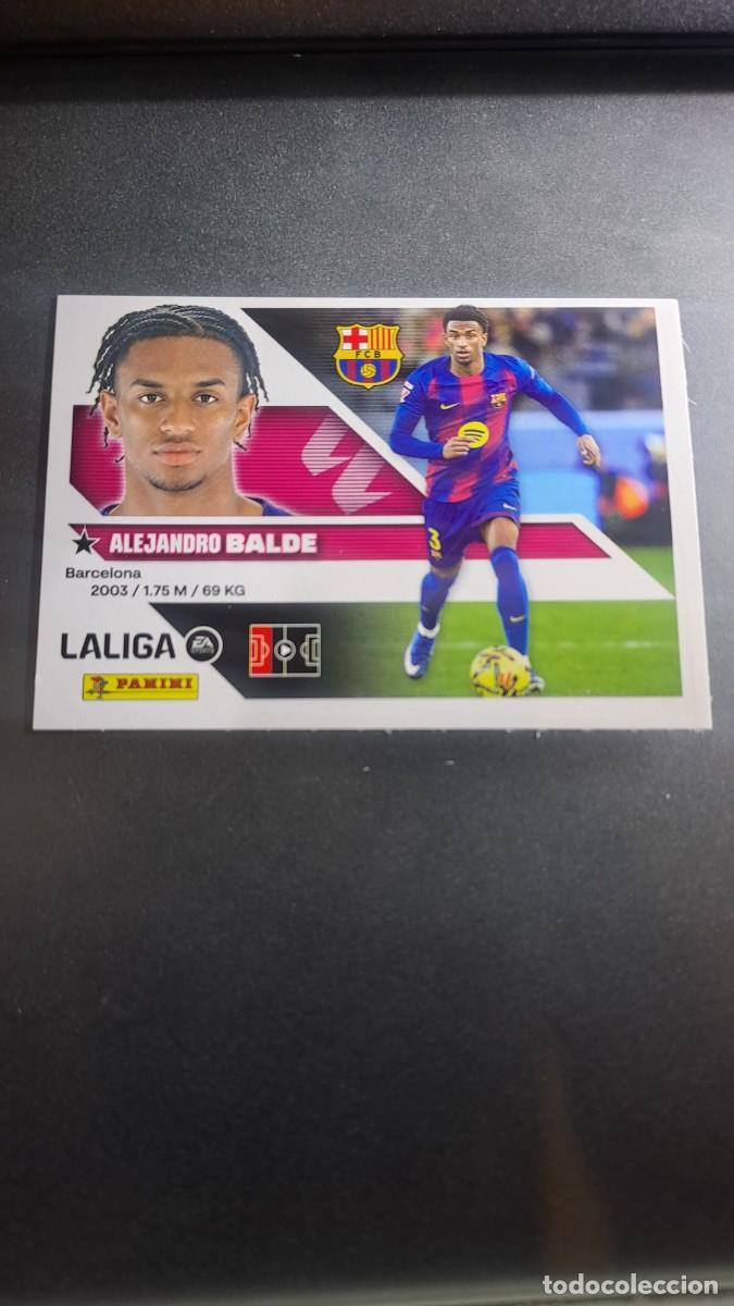 Coleccionismo cromos antiguos: CROMO BALDE 10 BARCELONA LIGA 2026 2027 26 27 ESTE PANINI NUNCA PEGADO