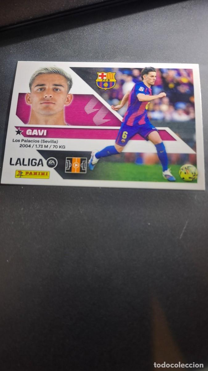 Coleccionismo cromos antiguos: CROMO GAVI 13 BARCELONA LIGA 2026 2027 26 27 ESTE PANINI NUNCA PEGADO