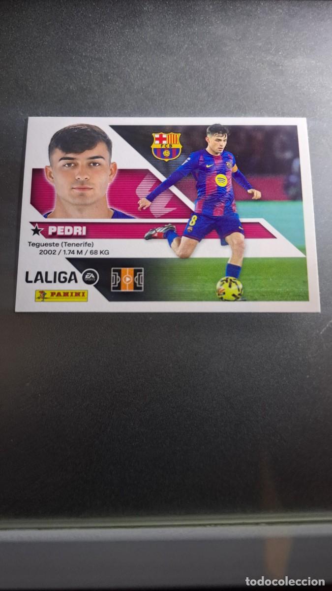 Coleccionismo cromos antiguos: CROMO PEDRI 15 BARCELONA LIGA 2026 2027 26 27 ESTE PANINI NUNCA PEGADO