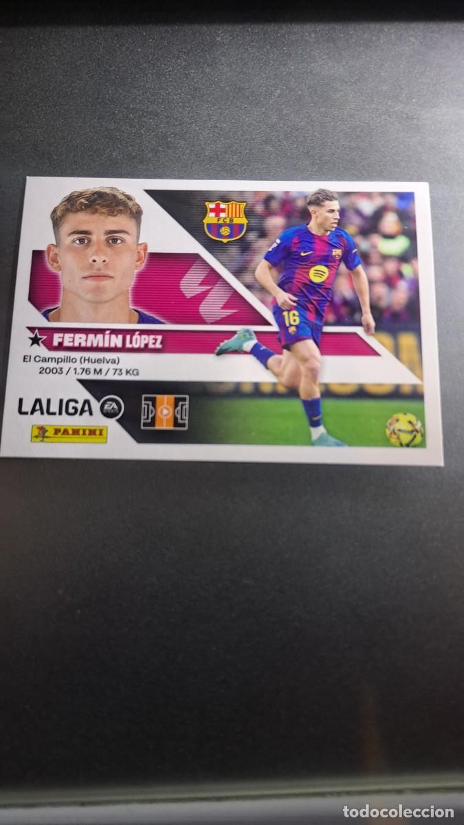 Coleccionismo cromos antiguos: CROMO FERMIN 16 BARCELONA LIGA 2026 2027 26 27 ESTE PANINI NUNCA PEGADO