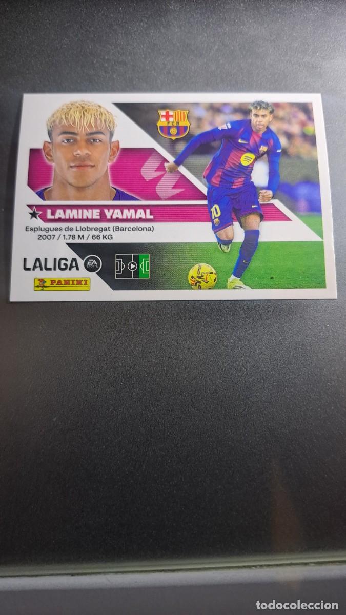 Coleccionismo cromos antiguos: CROMO LAMINE YAMAL 20 BARCELONA LIGA 2026 2027 26 27 ESTE PANINI NUNCA PEGADO