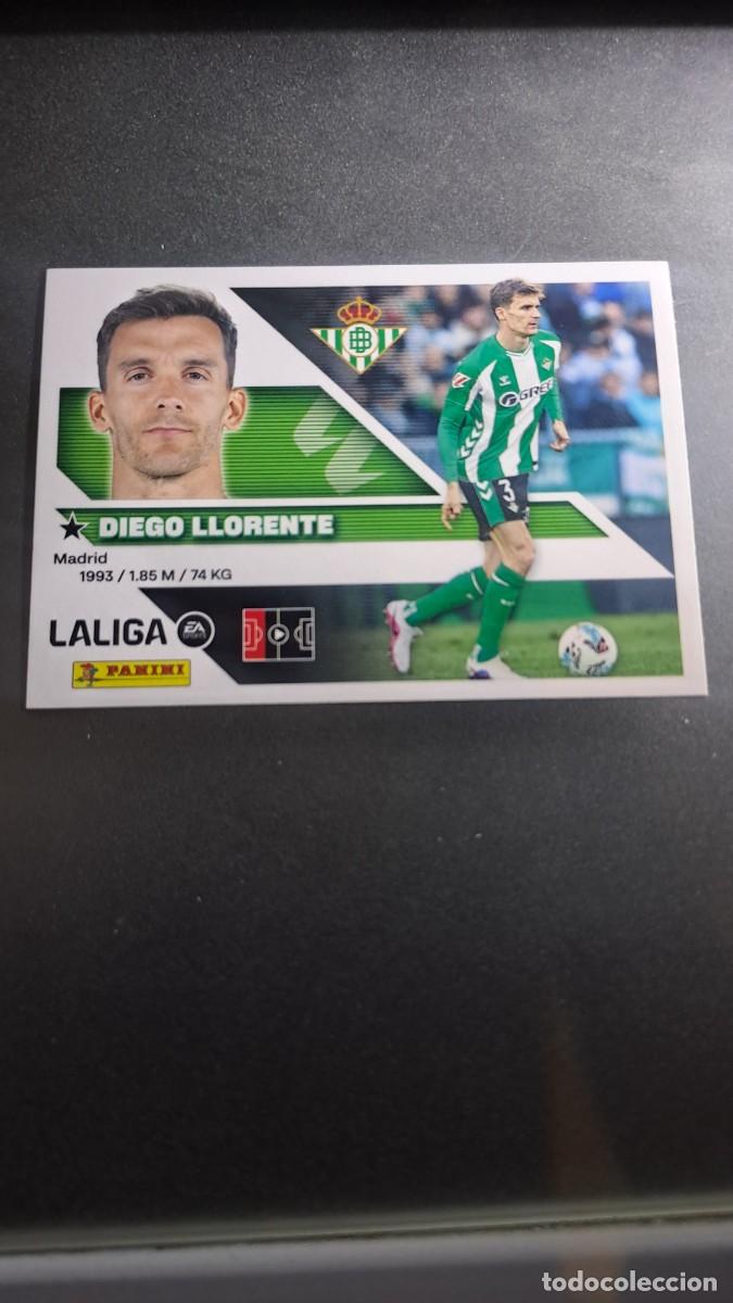 Coleccionismo cromos antiguos: CROMO DIEGO LLORENTE 6 BETIS LIGA 2026 2027 26 27 ESTE PANINI NUNCA PEGADO