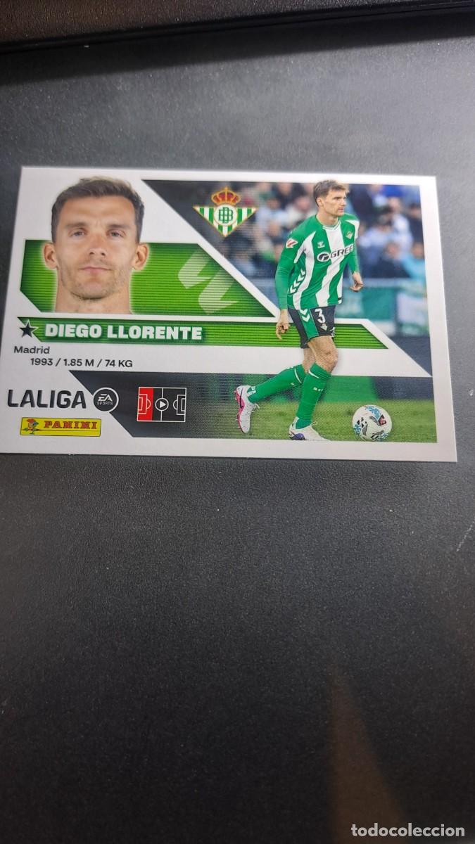 Coleccionismo cromos antiguos: CROMO DIEGO LLORENTE 6 BETIS LIGA 2026 2027 26 27 ESTE PANINI NUNCA PEGADO