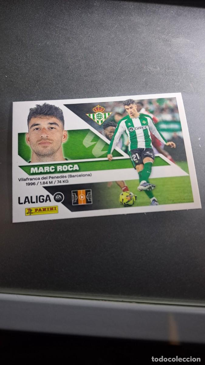 Coleccionismo cromos antiguos: CROMO MARC ROCA 10 BETIS LIGA 2026 2027 26 27 ESTE PANINI NUNCA PEGADO