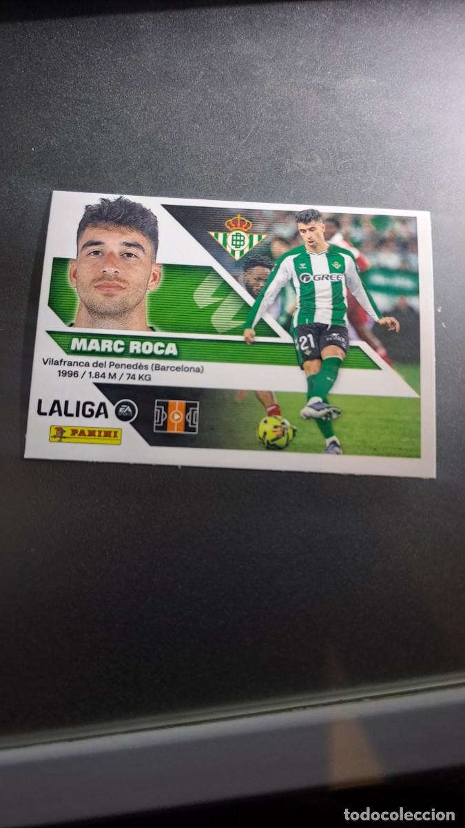 Coleccionismo cromos antiguos: CROMO MARC ROCA 10 BETIS LIGA 2026 2027 26 27 ESTE PANINI NUNCA PEGADO