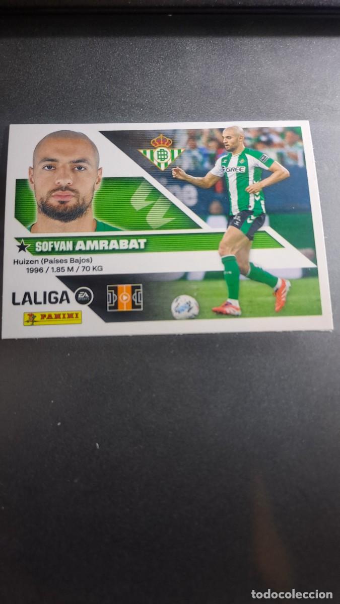 Coleccionismo cromos antiguos: CROMO AMRABAT 11 BETIS LIGA 2026 2027 26 27 ESTE PANINI NUNCA PEGADO