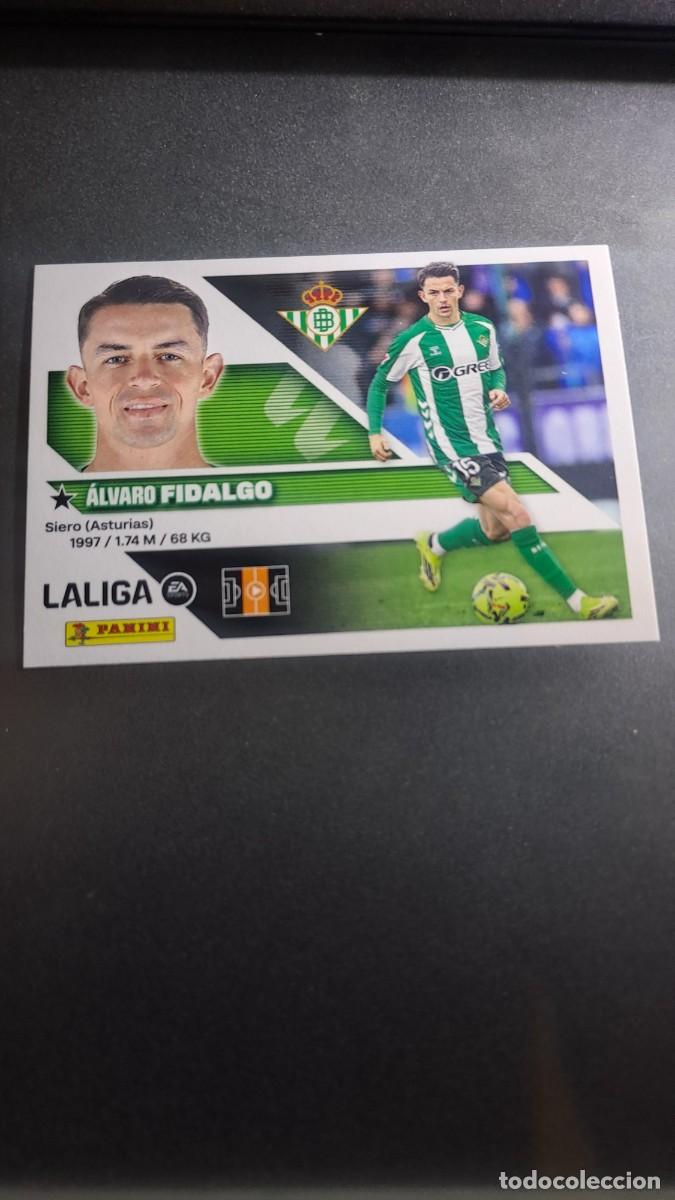 Coleccionismo cromos antiguos: CROMO FIDALGO 12 BETIS LIGA 2026 2027 26 27 ESTE PANINI NUNCA PEGADO